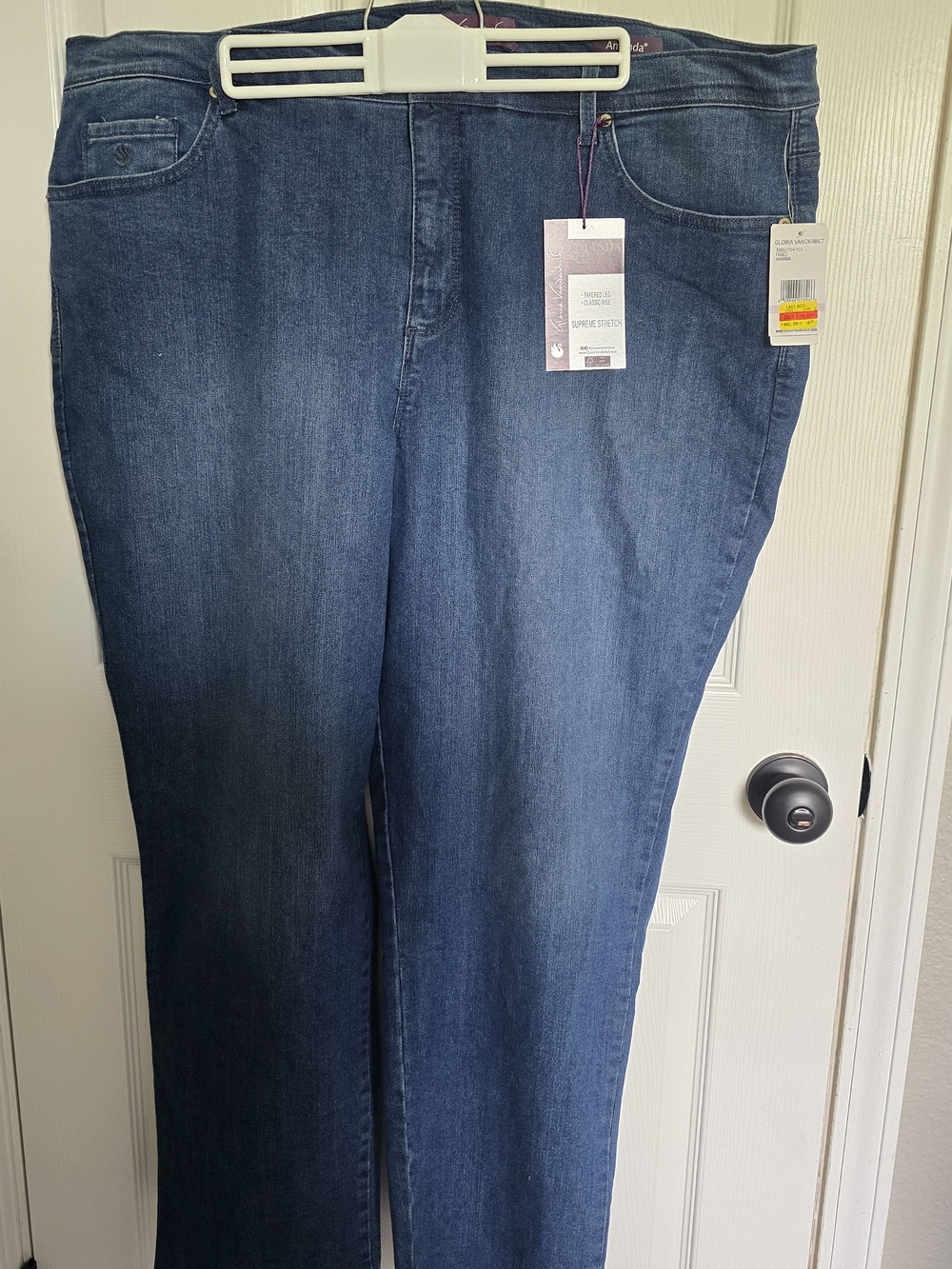 Women's Gloria Vanderbilt Denim Jean Plus Size Brand New - Size 22W
